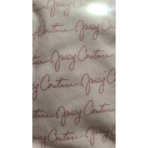 Juicy Couture Home Signature Pink‎ Twin Fitted Sheet GUC